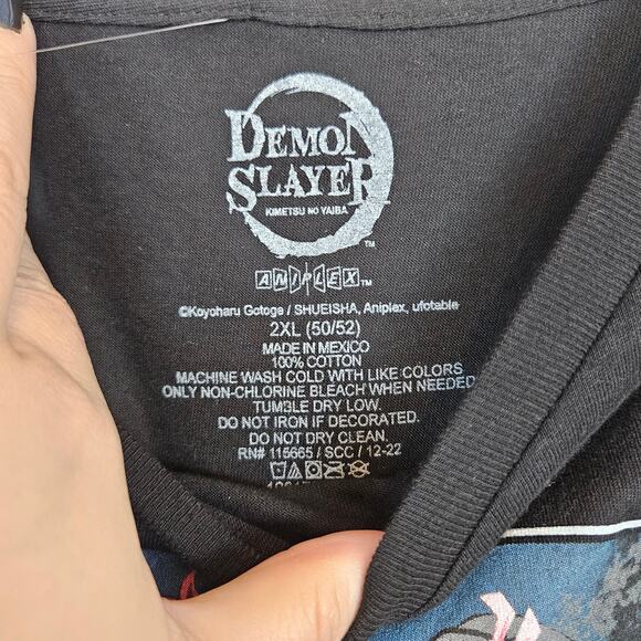 Demon Slayer Tanjiro and Nezuko T-Shirt Men's 2XL Anime Casual - Picture 5 of 5